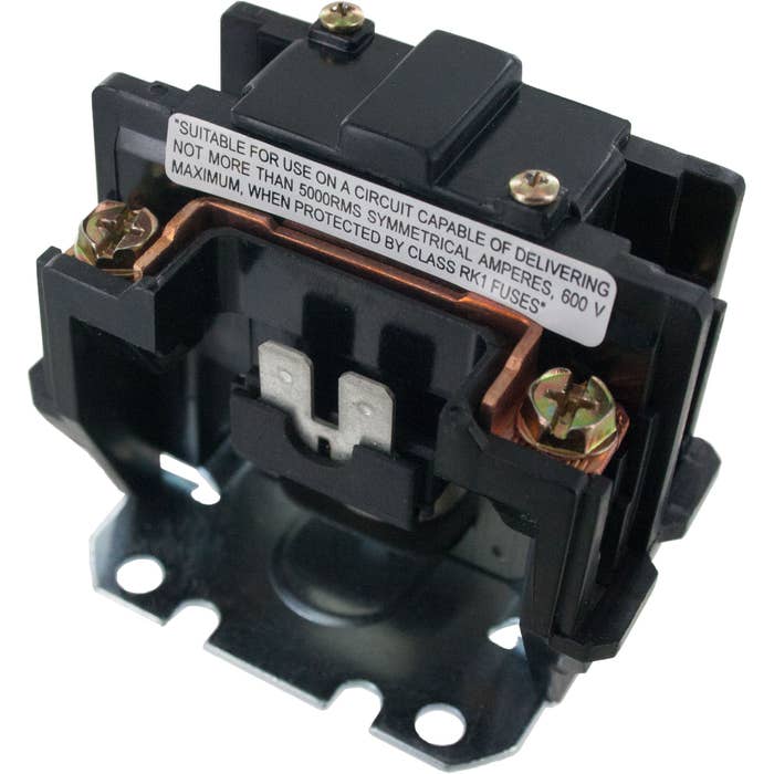 1 Pole Contactor 40 Amp 24VAC Coil With Shunt