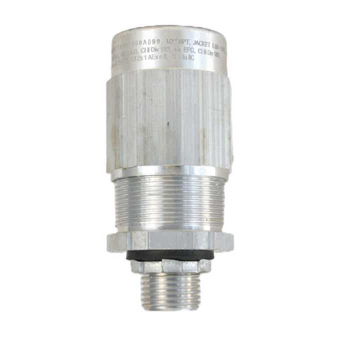 1/2" NPT Metal Clad Teck Connector .71-.98" Cable Range TKMC050A099 1/2" NPT Metal Clad Teck Connector .71-.98" Cable Range TKMC050A099