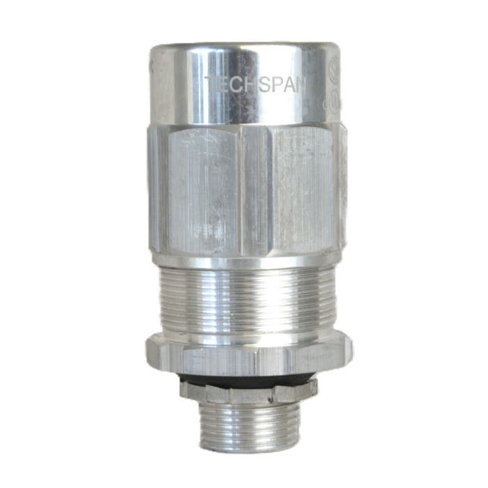 3/4" NPT Metal Clad Teck Connector .88-1.14" Cable Range TKMC075A118 3/4" NPT Metal Clad Teck Connector .88-1.14" Cable Range TKMC075A118