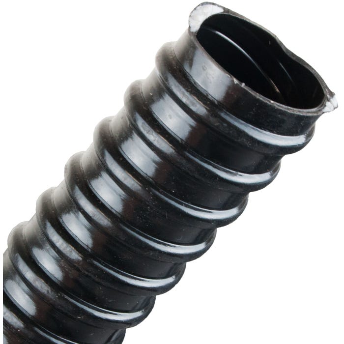 1-1/2" Black Flexible Electrical Tubing Liquid Tight Conduit TUPV15000L 1-1/2" Black Flexible Electrical Tubing Liquid Tight Conduit TUPV15000L