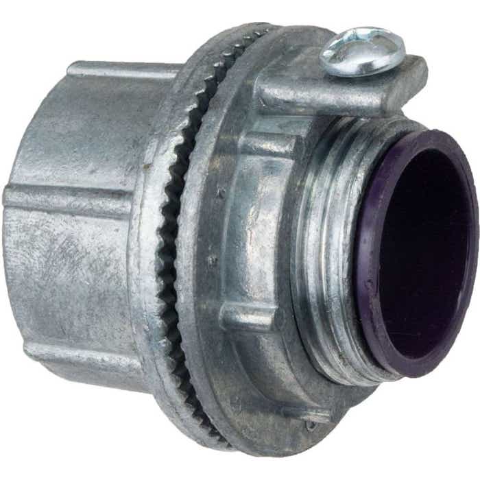 3/4" NPT Watertight Conduit Hub with Ground Nut WH-2-G